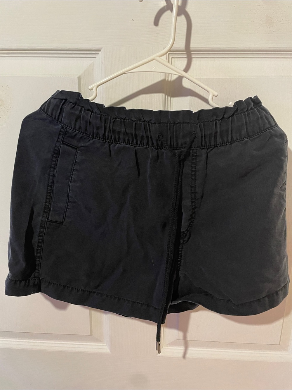 LOFT Black Athletic Drawstring Lounge Shorts